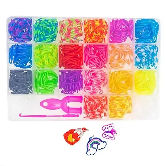 Zestaw gumek do bransoletek z narzędziami - Dalprint