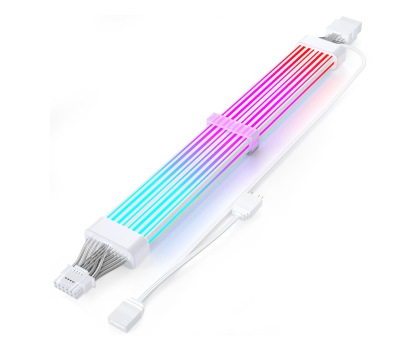 Silver Monkey X Rigel 12vhpwr to 12vhpwr 360-RGB White