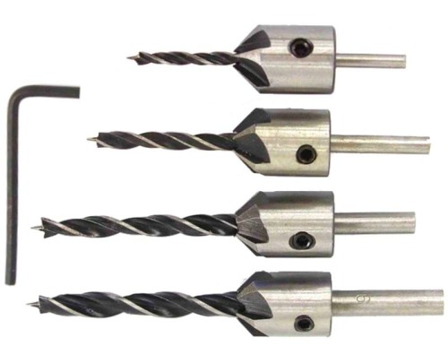 WIERTŁA DO DREWNA Z POGŁĘBIACZEM KD10559