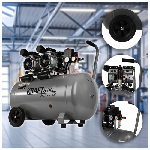 KOMPRESOR BEZOLEJOWY 100L KD1398