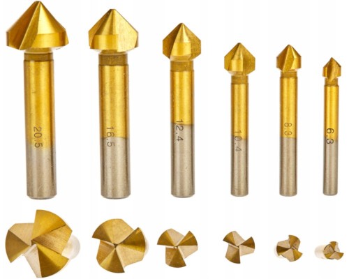 ZESTAW FREZÓW STOŻKOWYCH KD983