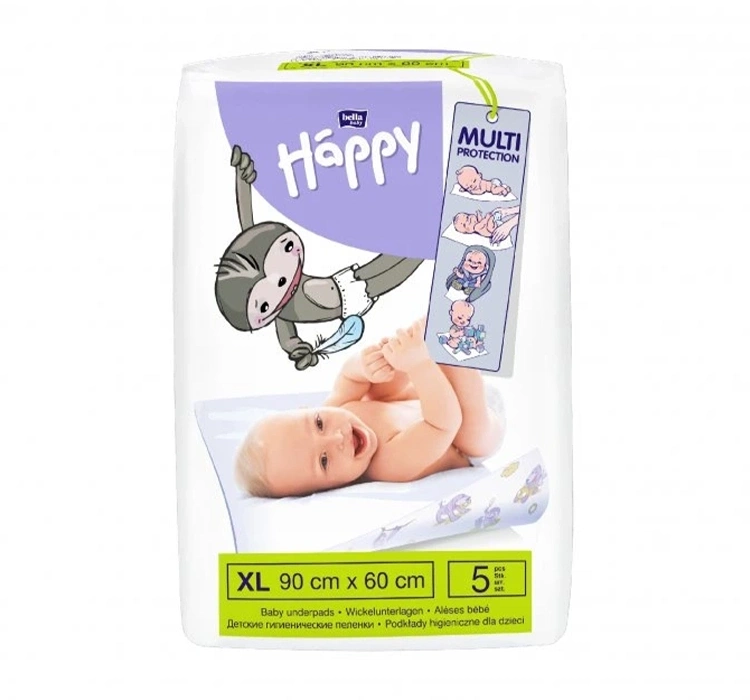 Bella Baby Happy Podkłady do przewijania Bella Baby Happy XL : Ilość sztuk - 5 szt. BB-091-9005-001
