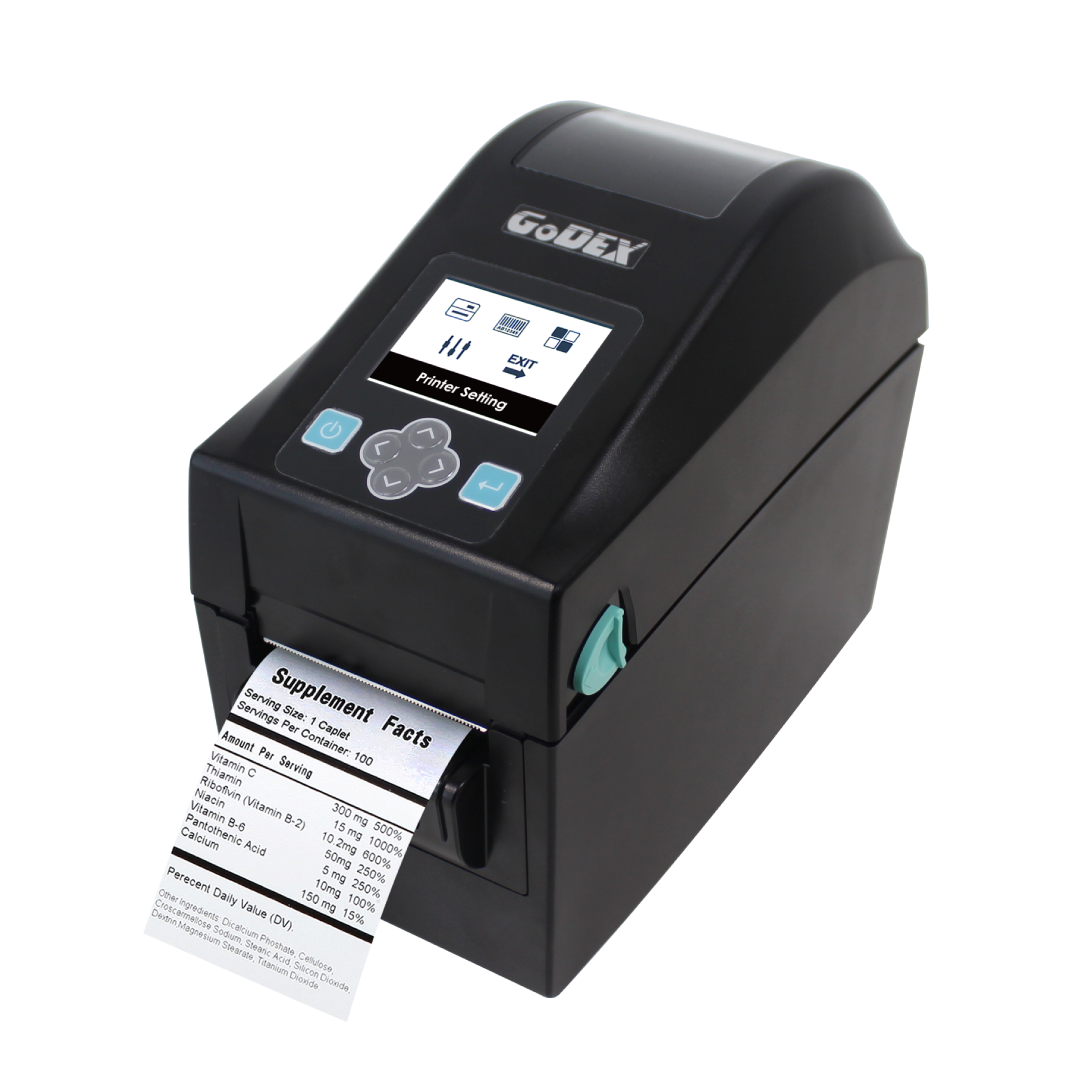 Drukarka etykiet Godex Linerless DT230iL+ termiczna 300 dpi / do 54mm / PC / USB / RS232 / Ethernet / USB Host