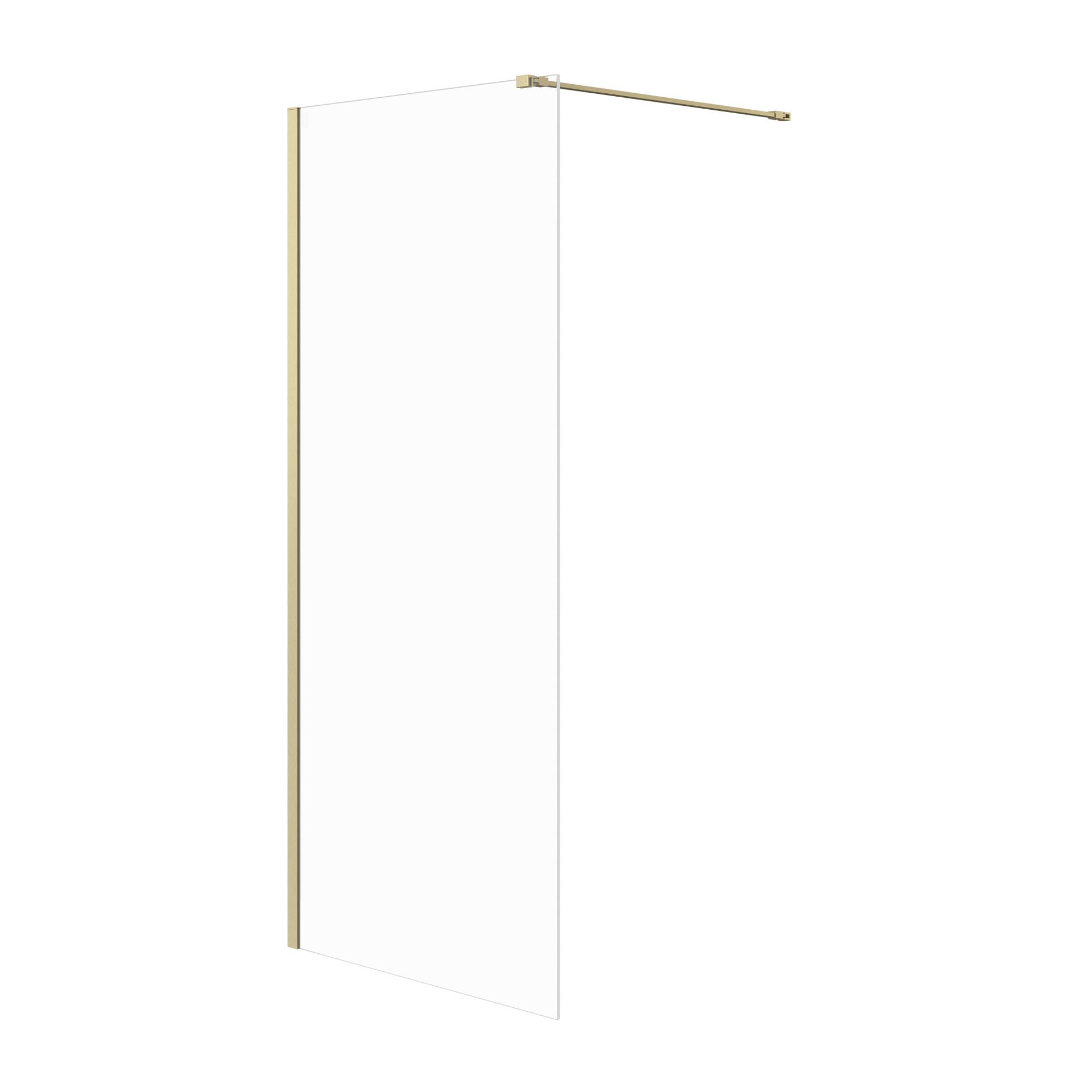 Kabina Prysznicowa Walk-In Meissen Keramik Kontra Złota 90X200 Transparentne S169-009