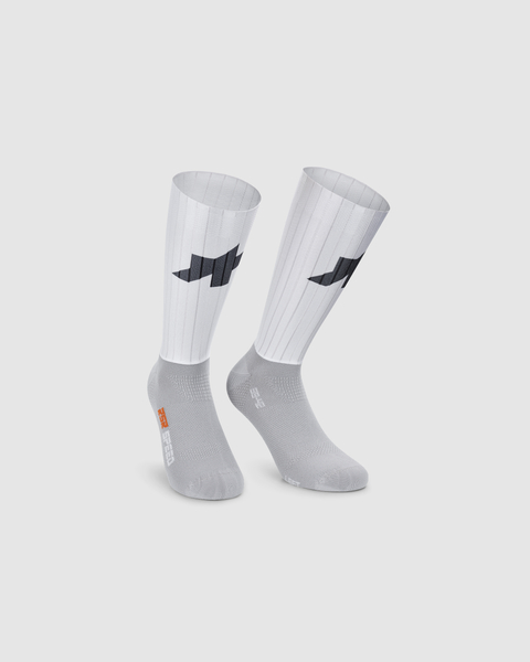 ASSOS Skarpetki rowerowe aerodynamiczne RSR SPEED SOCKS white series