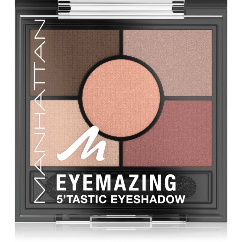 Rimmel London Scandaleyes 5 Pan Eyeshadow Palette Cienie do powiek 3,8 g Odcień 003 Rose Quartz