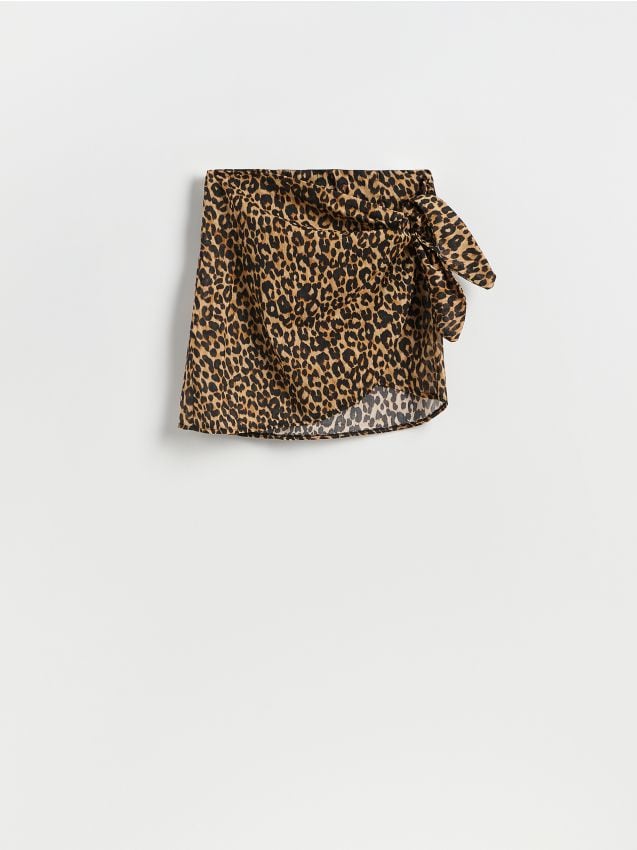 Reserved - Bawełniany sarong - brązowy