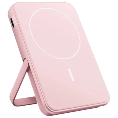 Powerbank FRESH N REBEL Magnet Wireless 5000 mAh 20W Różowy