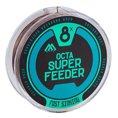 Plecionka MIKADO Octa Super Feeder 0.10 mm / 150 m Brązowa