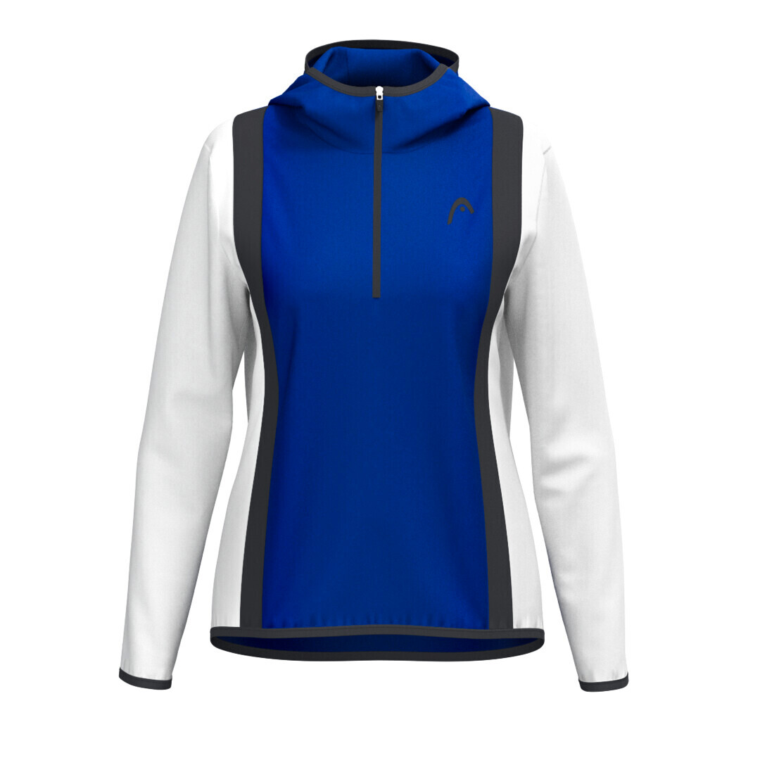 Bluza damska Head CLUB 25 TECH Hoodie Women Royal/White S