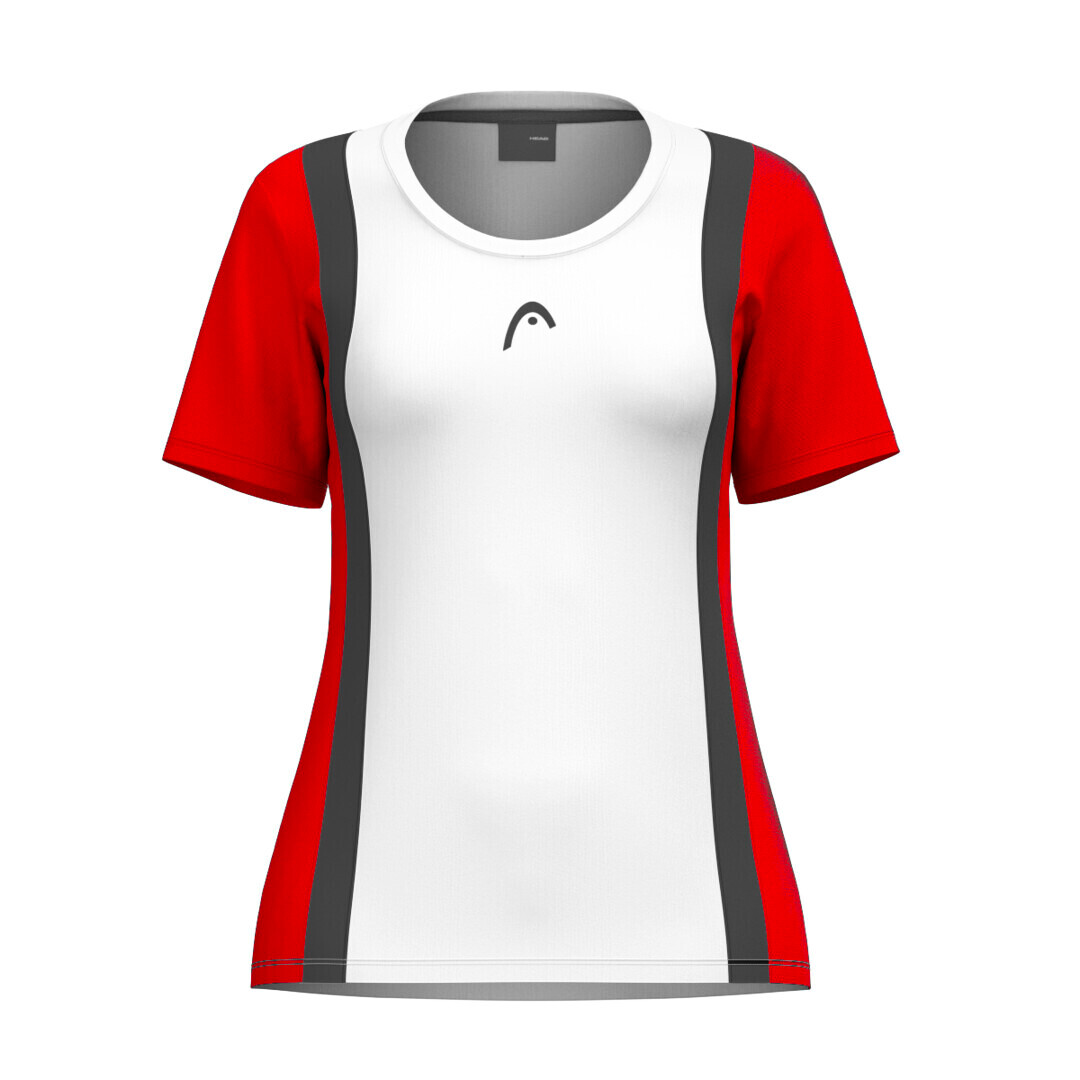 Koszulka damska Head CLUB 25 TECH T-Shirt Women Red/White M