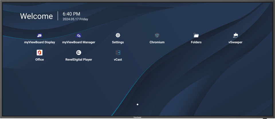 ViewSonic CDE105UW 105-calowy wyświetlacz prezentacyjny 5K 21:9 przeznaczony do użytku korporacyjnego i detalicznego