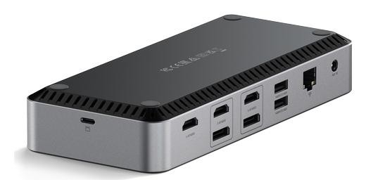 Satechi Triple 4K Display Mac/Windows OS 2x DP 1.4 4K/60 Hz 3x HDMI 2.0 4K60 Hz USB 3.1 USB-C 3.1 2x USB 3.0 USB-C 3.0 RJ-45 ST-D4KTM-EU