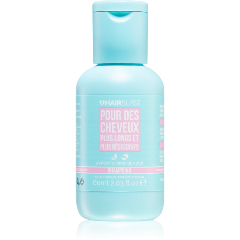 Hairburst Longer Stronger Hair szampon nawilżający do wzmocnienia włosów i nadania im większego połysku 60 ml