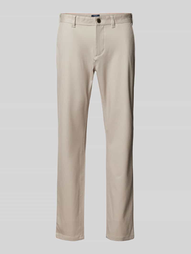 Chinosy o kroju slim fit z wpuszczanymi kieszeniami