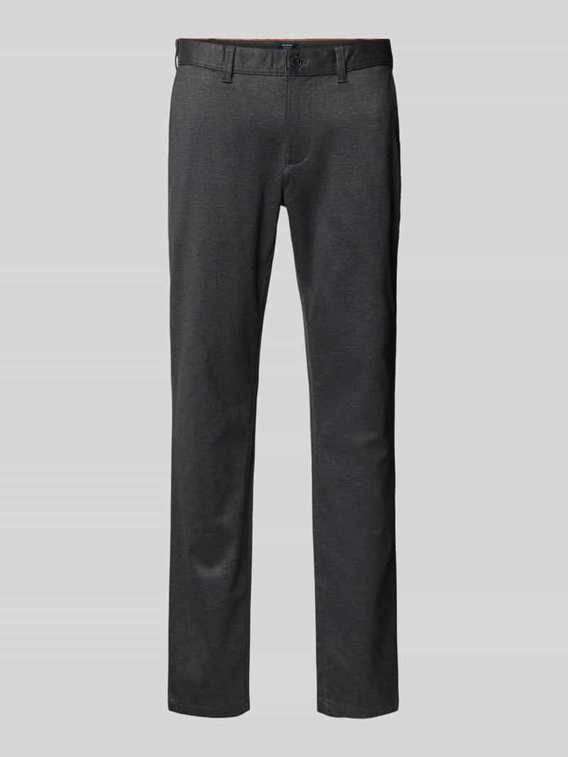 Chinosy o kroju slim fit z wpuszczanymi kieszeniami