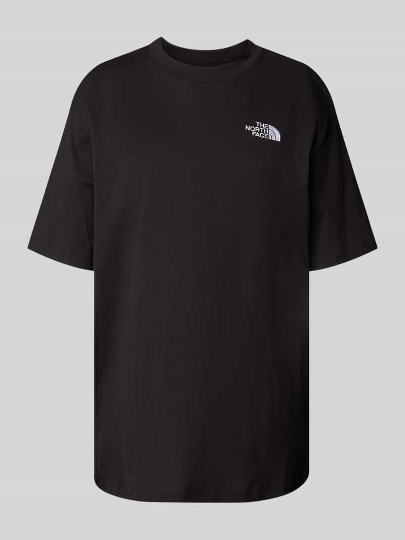 T-shirt o kroju oversized z wyhaftowanym logo
