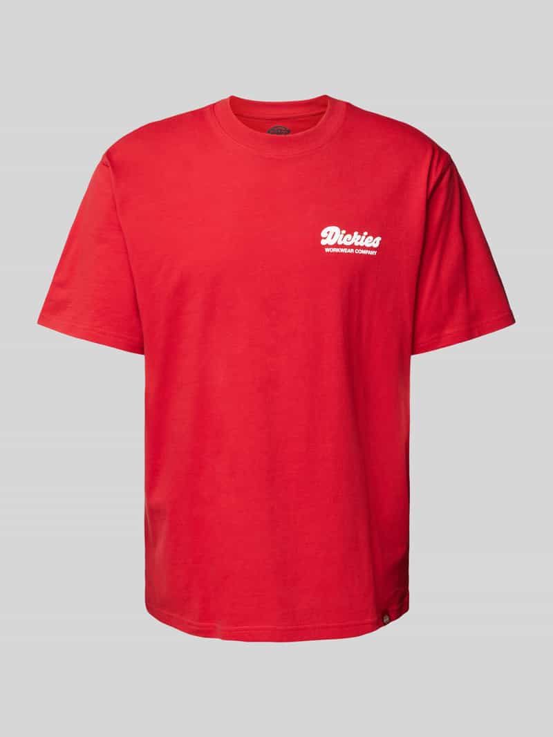 T-shirt z nadrukiem z logo