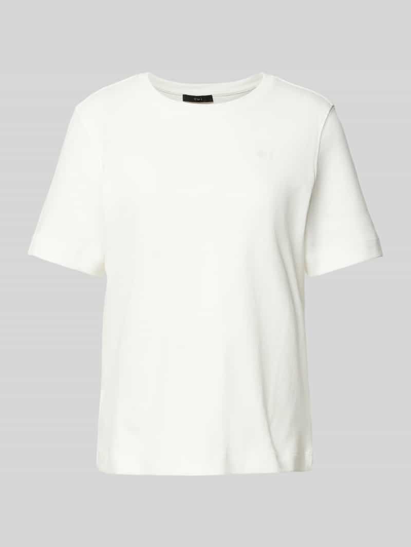 T-shirt z wyhaftowanym motywem
