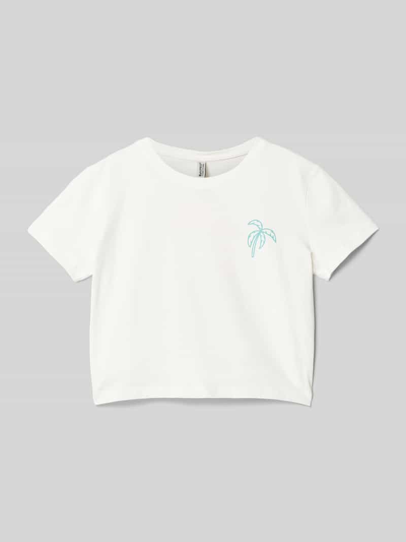 T-shirt krótki z nadrukiem z motywem