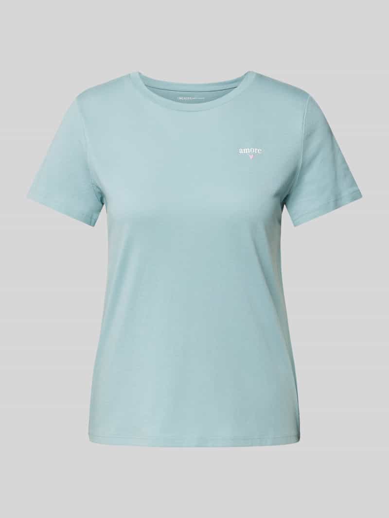 T-shirt o kroju regular fit z czystej bawełny