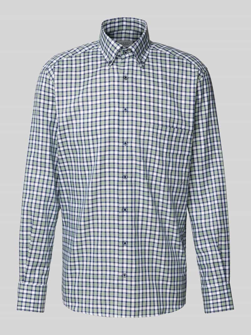 Koszula biznesowa o kroju comfort fit z kołnierzykiem typu button down