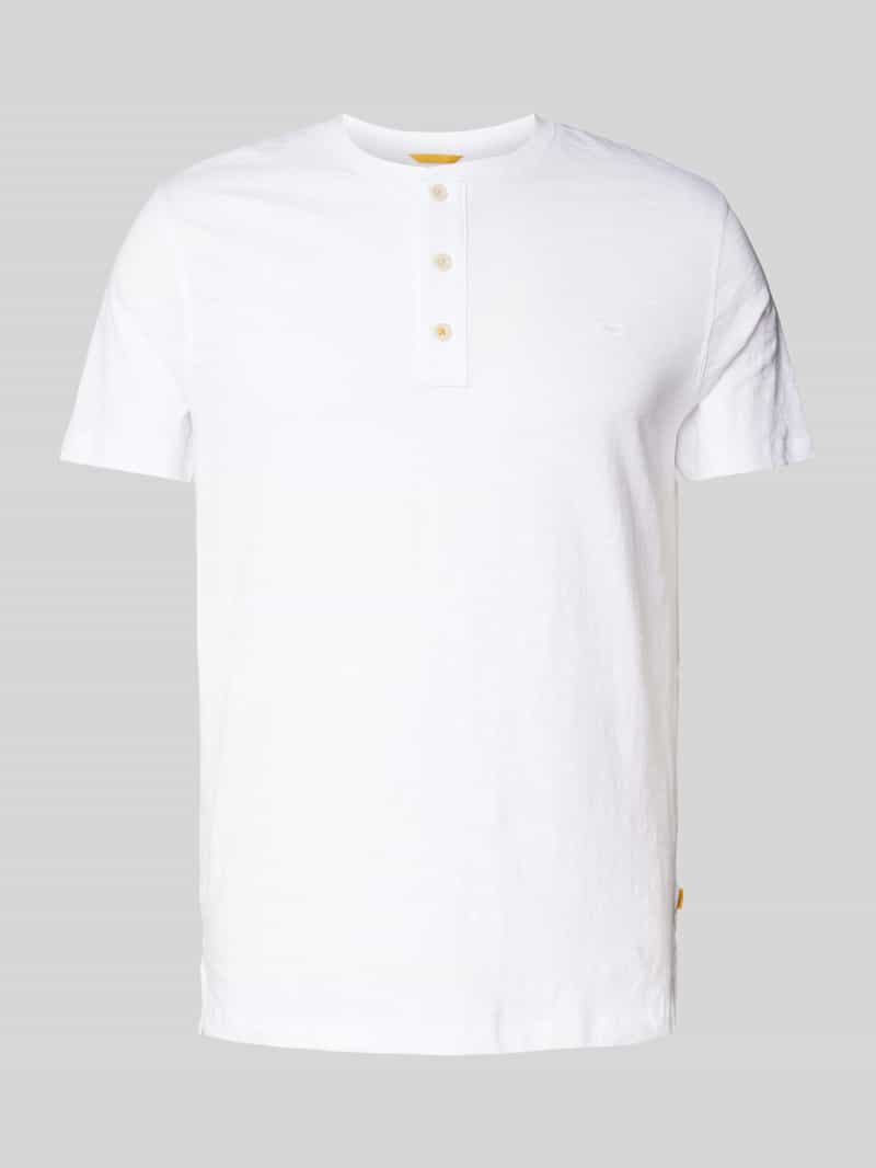 T-shirt z dekoltem serafino