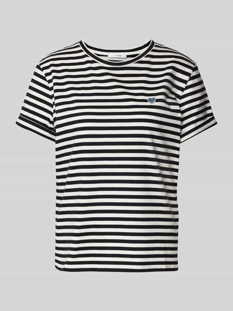 T-shirt z wyhaftowanym motywem model ‘Serz’