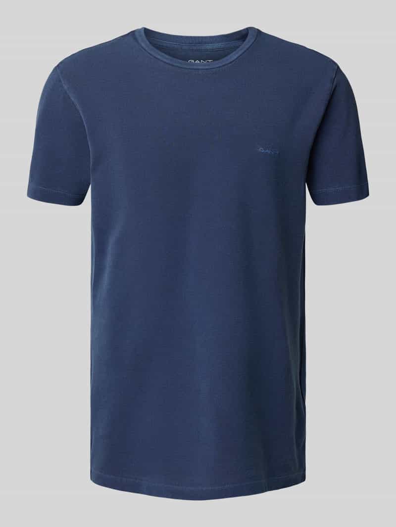 T-shirt z wyhaftowanym logo
