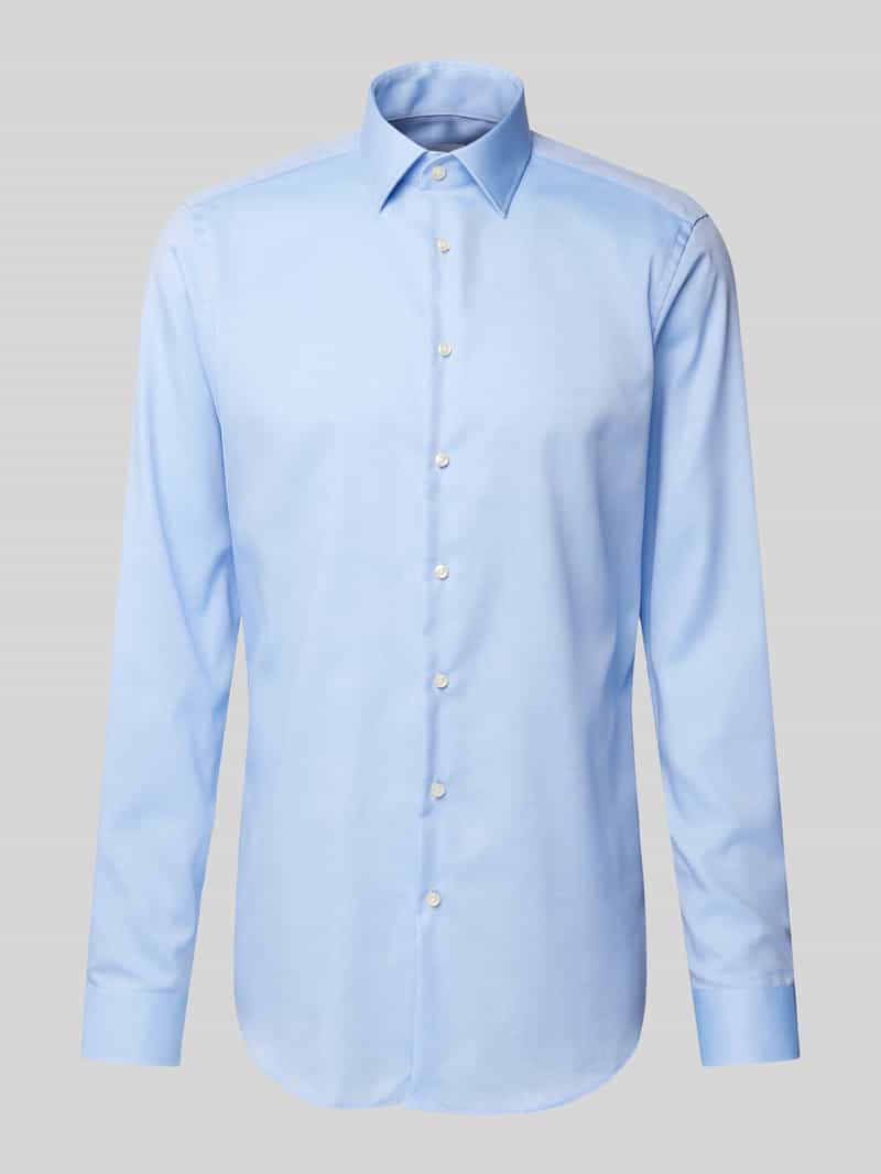 Koszula biznesowa o kroju regular fit z bardzo długim rękawem