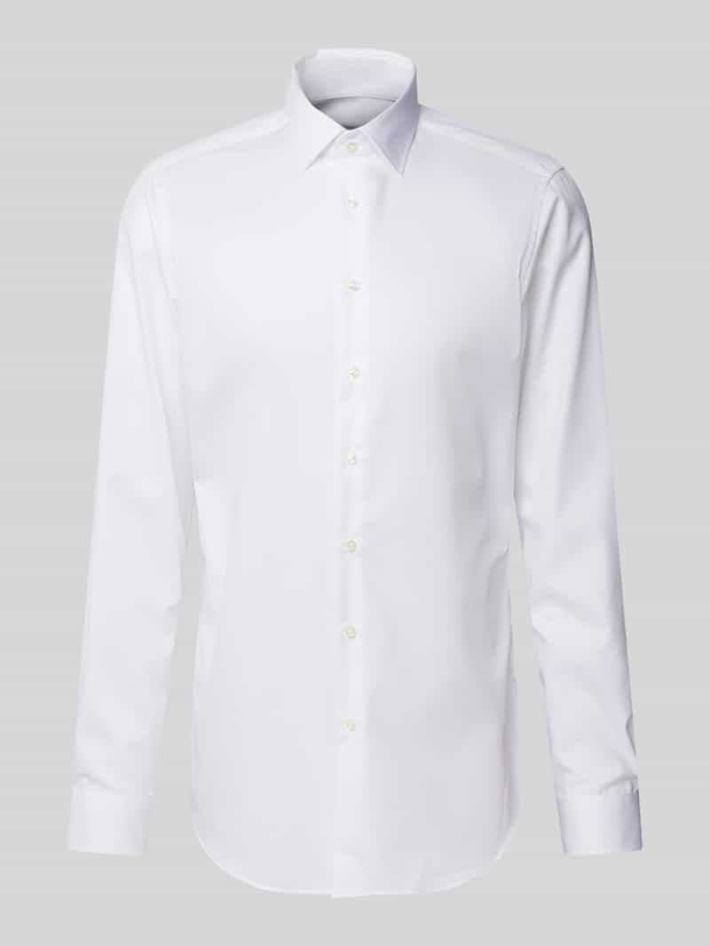 Koszula biznesowa o kroju regular fit z bardzo długim rękawem