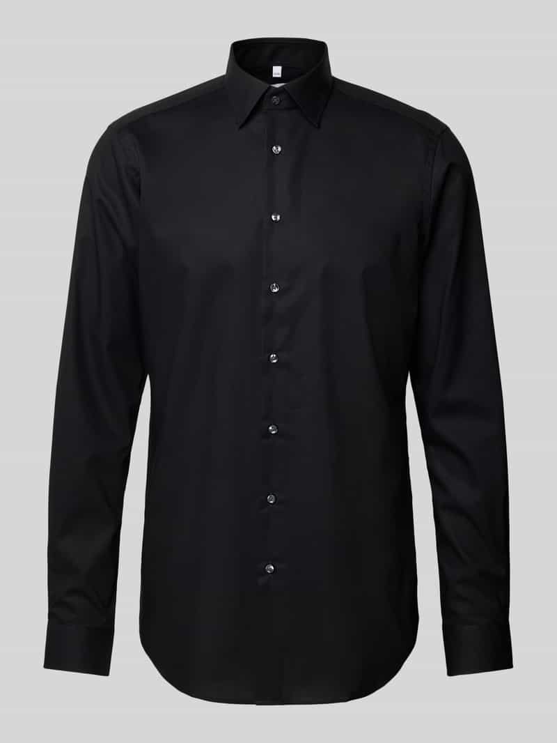 Koszula biznesowa o kroju regular fit z bardzo długim rękawem