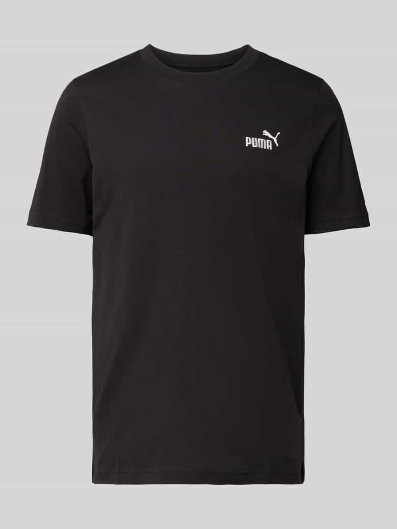 T-shirt z wyhaftowanym logo