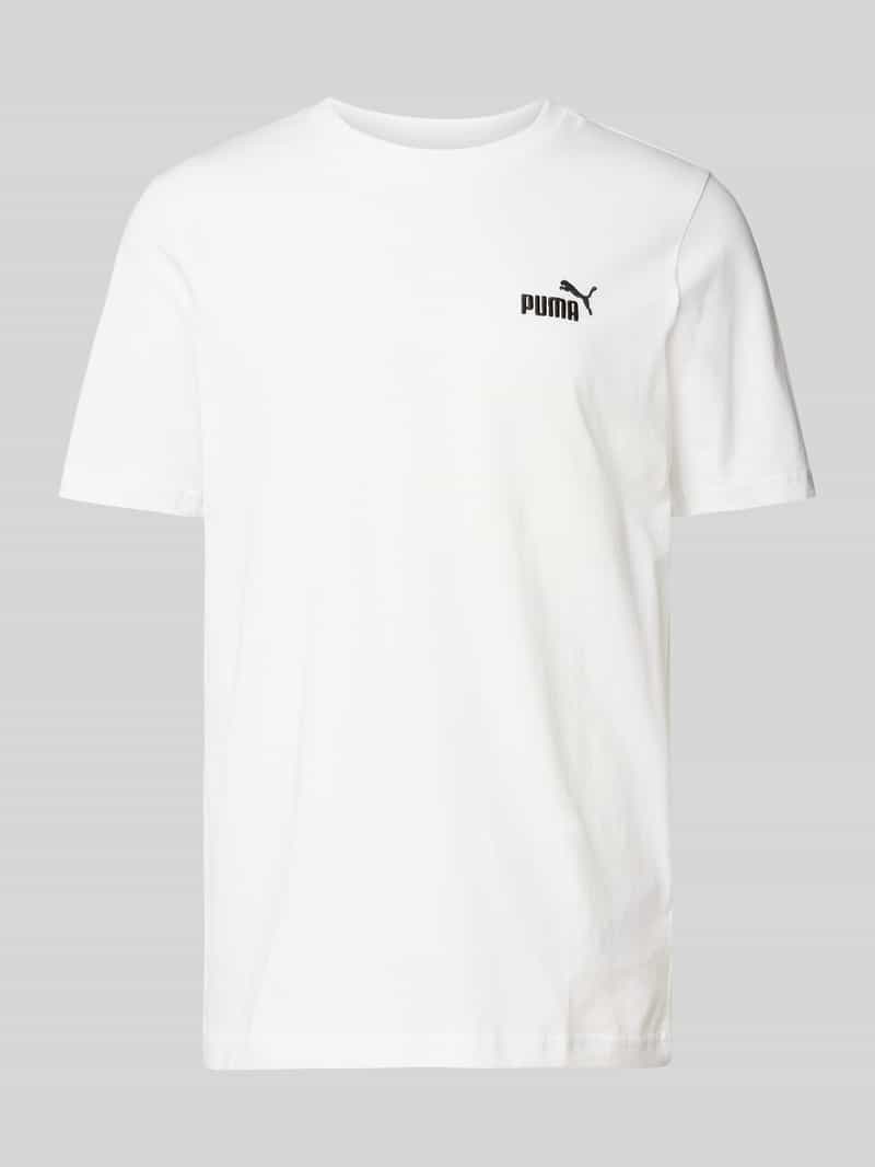 T-shirt z wyhaftowanym logo