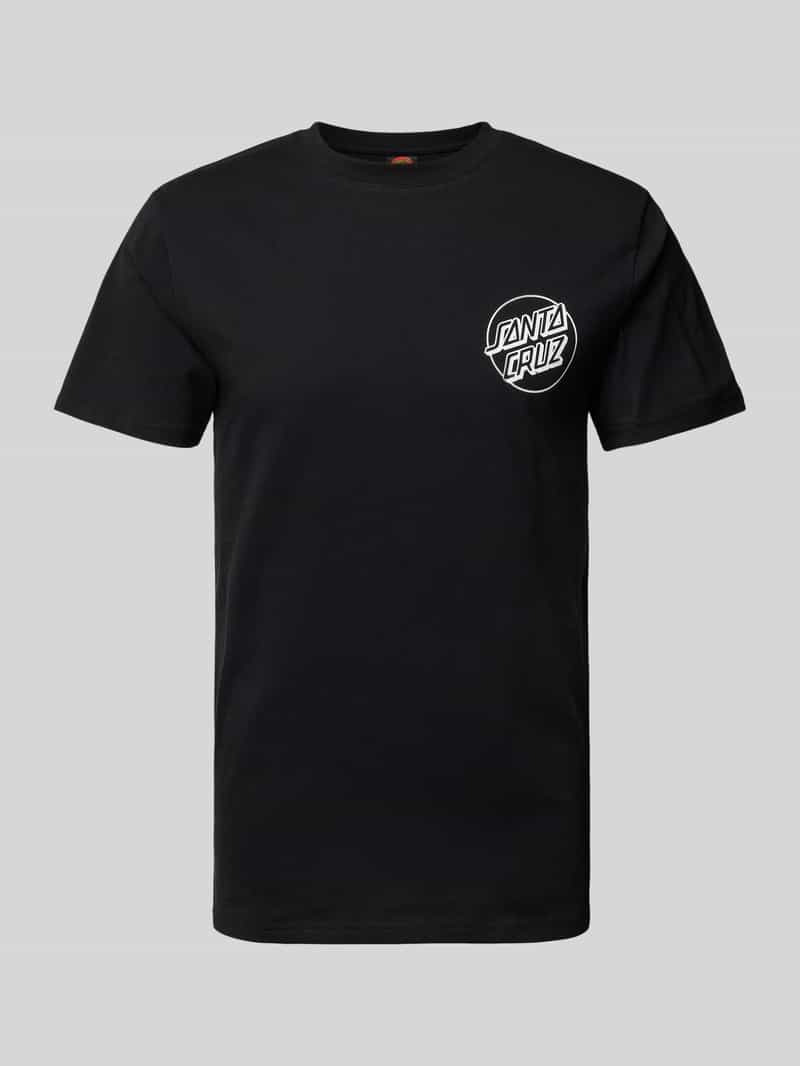 T-shirt z nadrukiem z logo