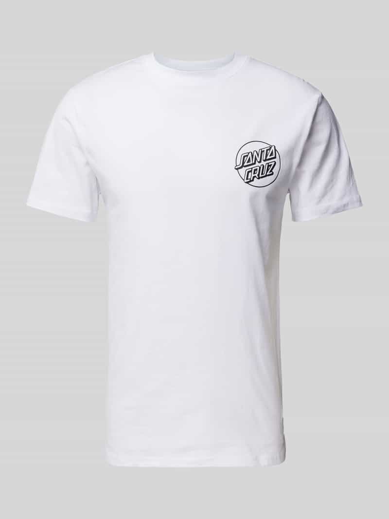 T-shirt z nadrukiem z logo