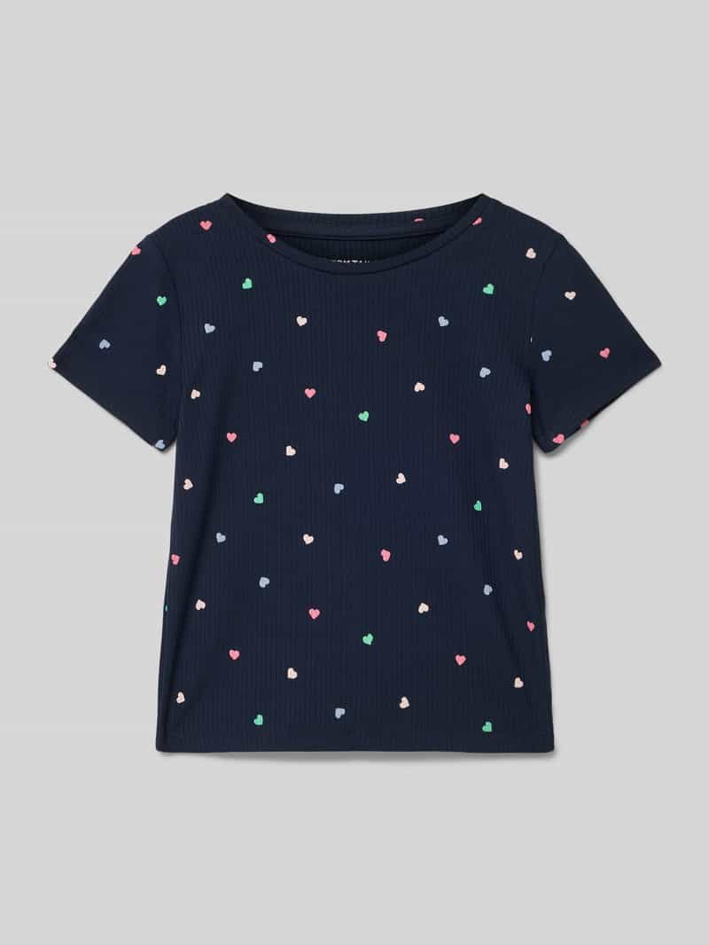 T-shirt o kroju regular fit ze wzorem na całej powierzchni