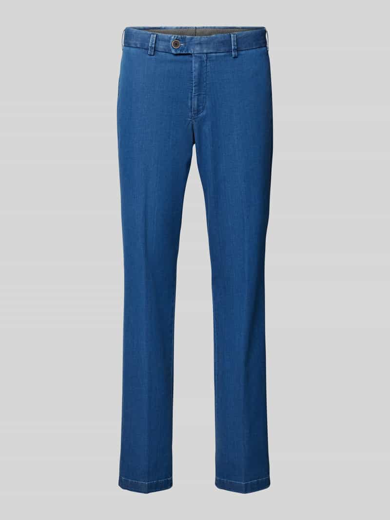 Spodnie jeansowe o kroju slim fit ze szlufkami na pasek