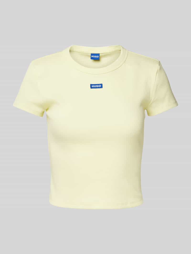 T-shirt krótki z wyhaftowanym logo