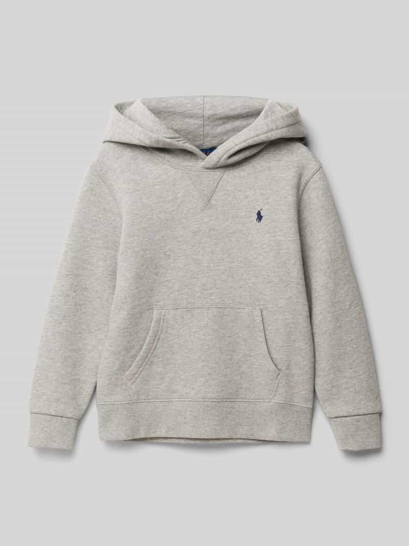 Bluza z kapturem z wyhaftowanym logo