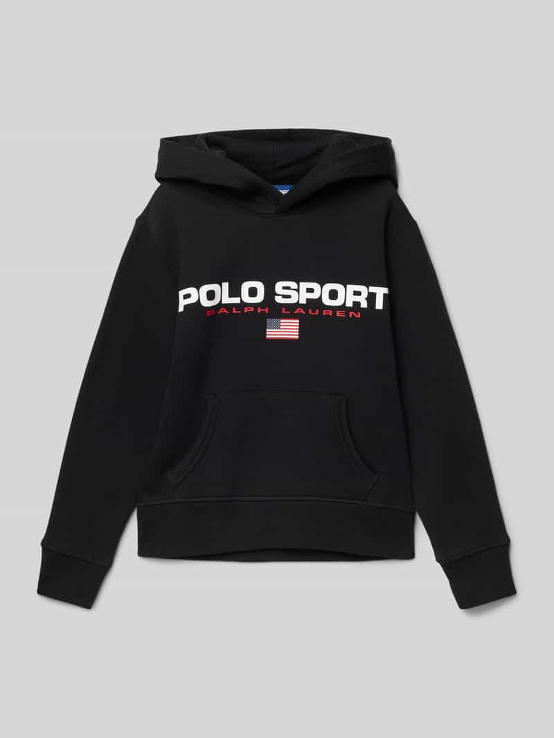 Bluza z kapturem z nadrukiem z logo