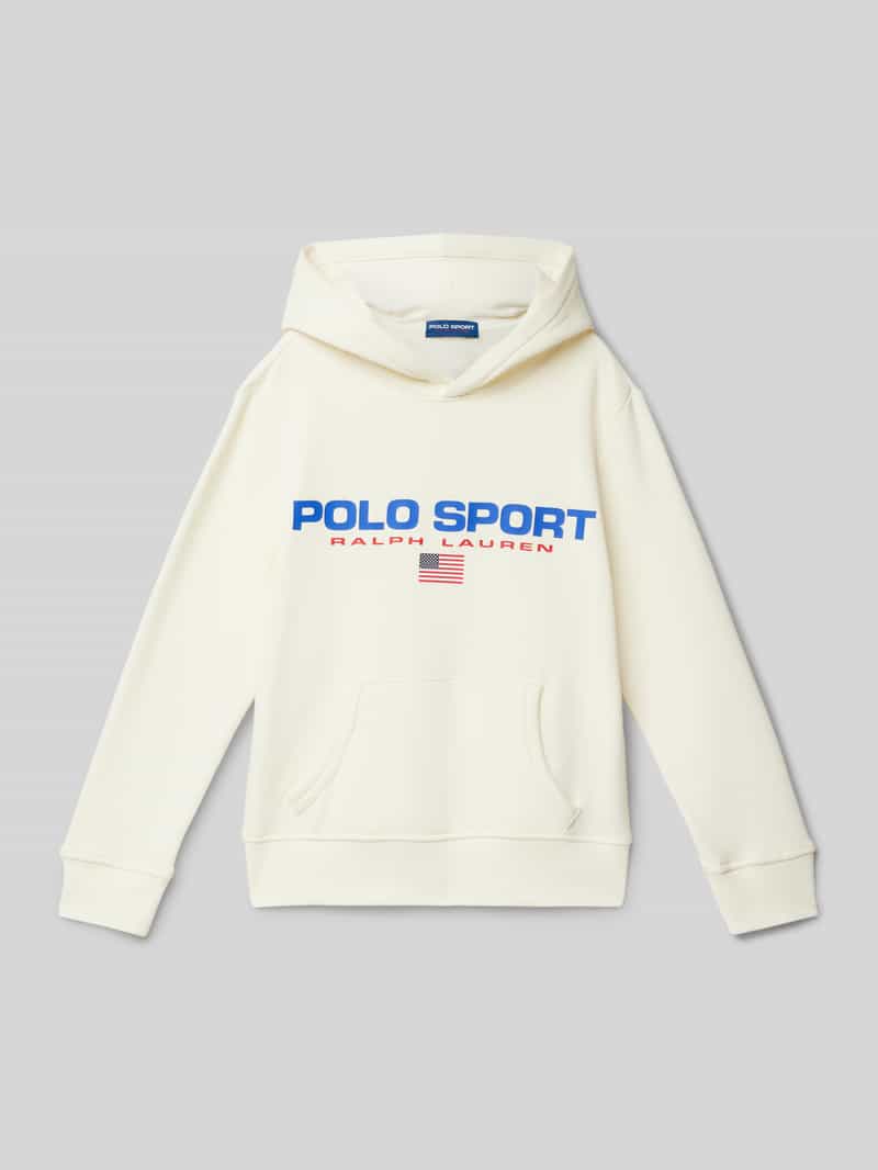 Bluza z kapturem z nadrukiem z logo