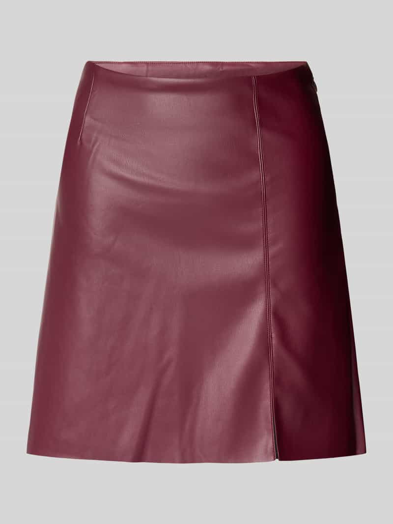 Spódnica mini z imitacji skóry model ‘CLARA PENNY’