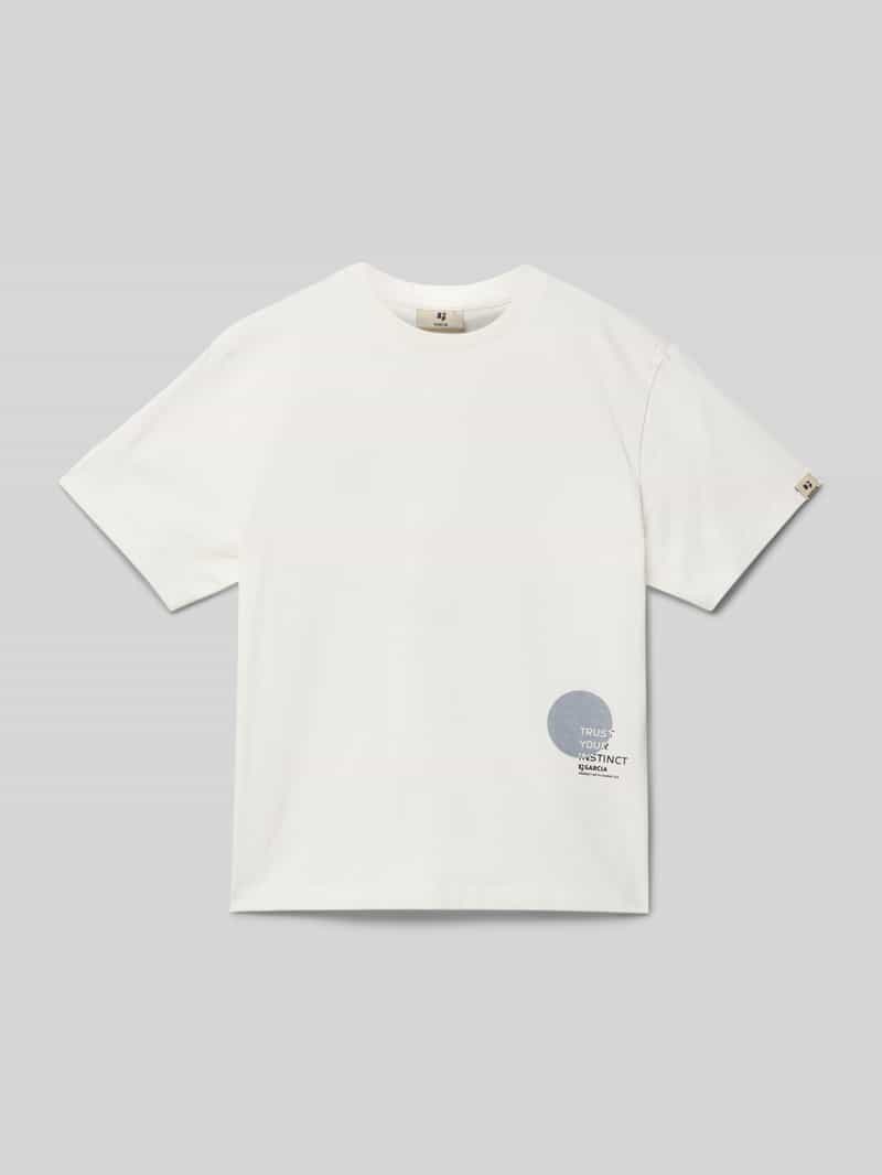 T-shirt z nadrukiem z logo