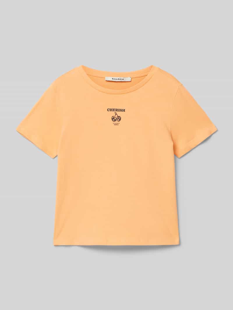 T-shirt z nadrukiem z motywem i napisem