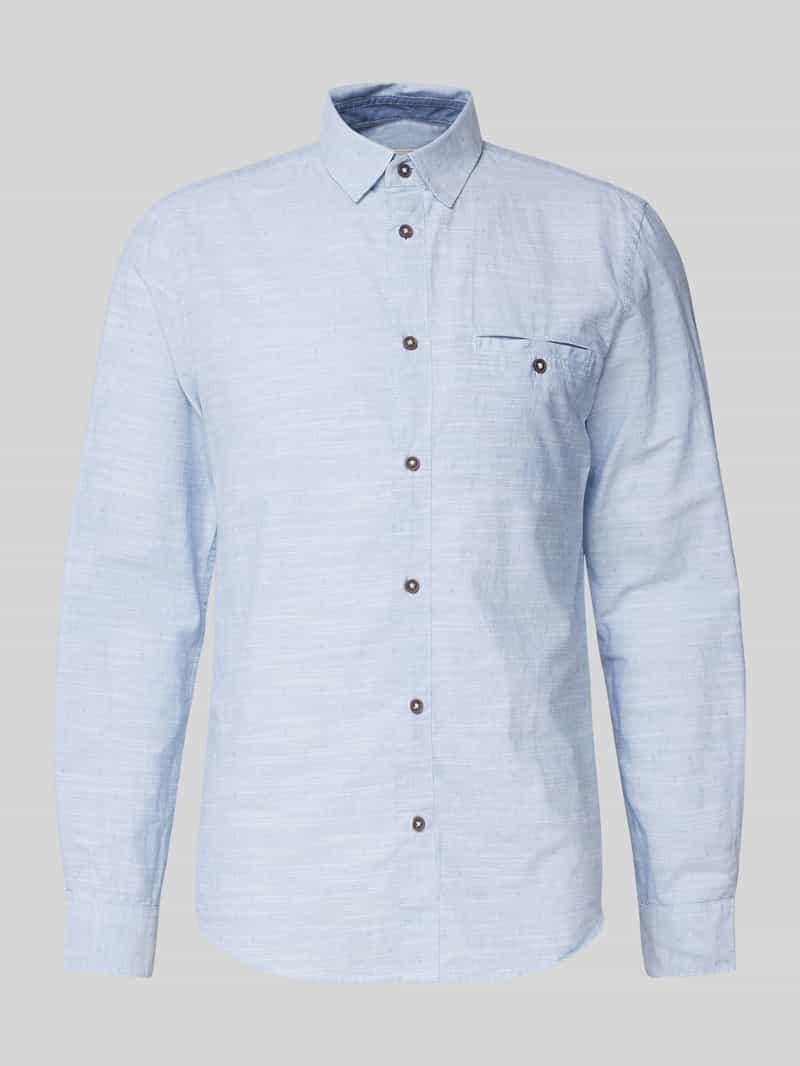 Koszula casualowa o kroju regular fit z czystej bawełny