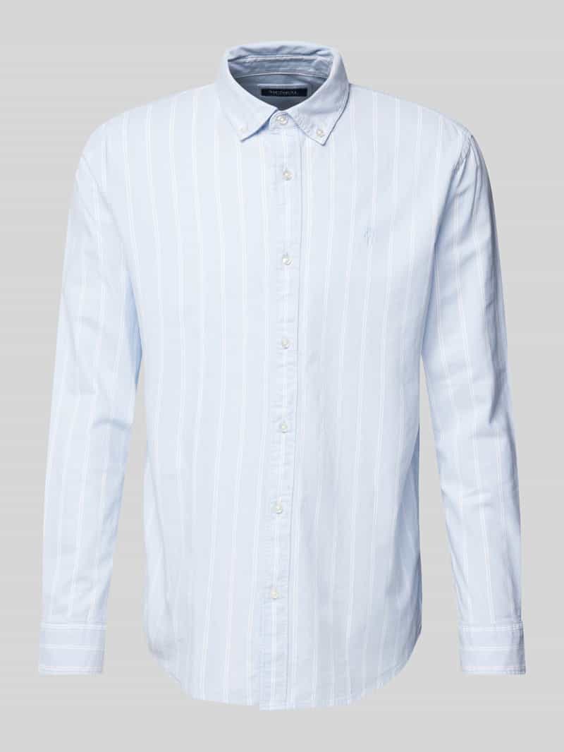 Koszula casualowa o kroju regular fit z kołnierzykiem typu button down
