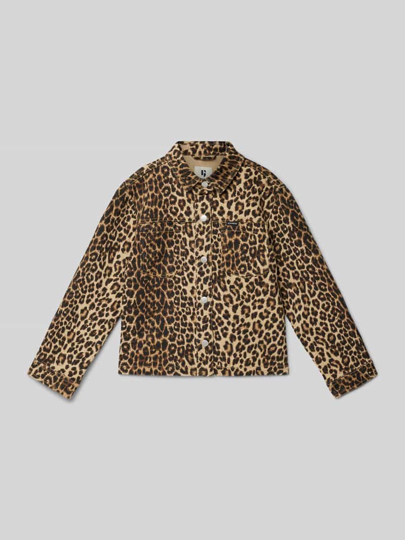 Kurtka z wykładanym kołnierzem