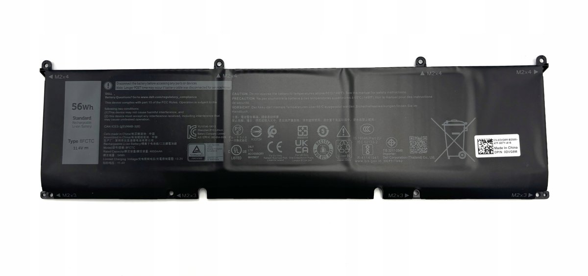 NOWA ORYGINALNA BATERIA DO LAPTOPA DELL TYPE 8FCTC XPS 9500 9510 9520 2025