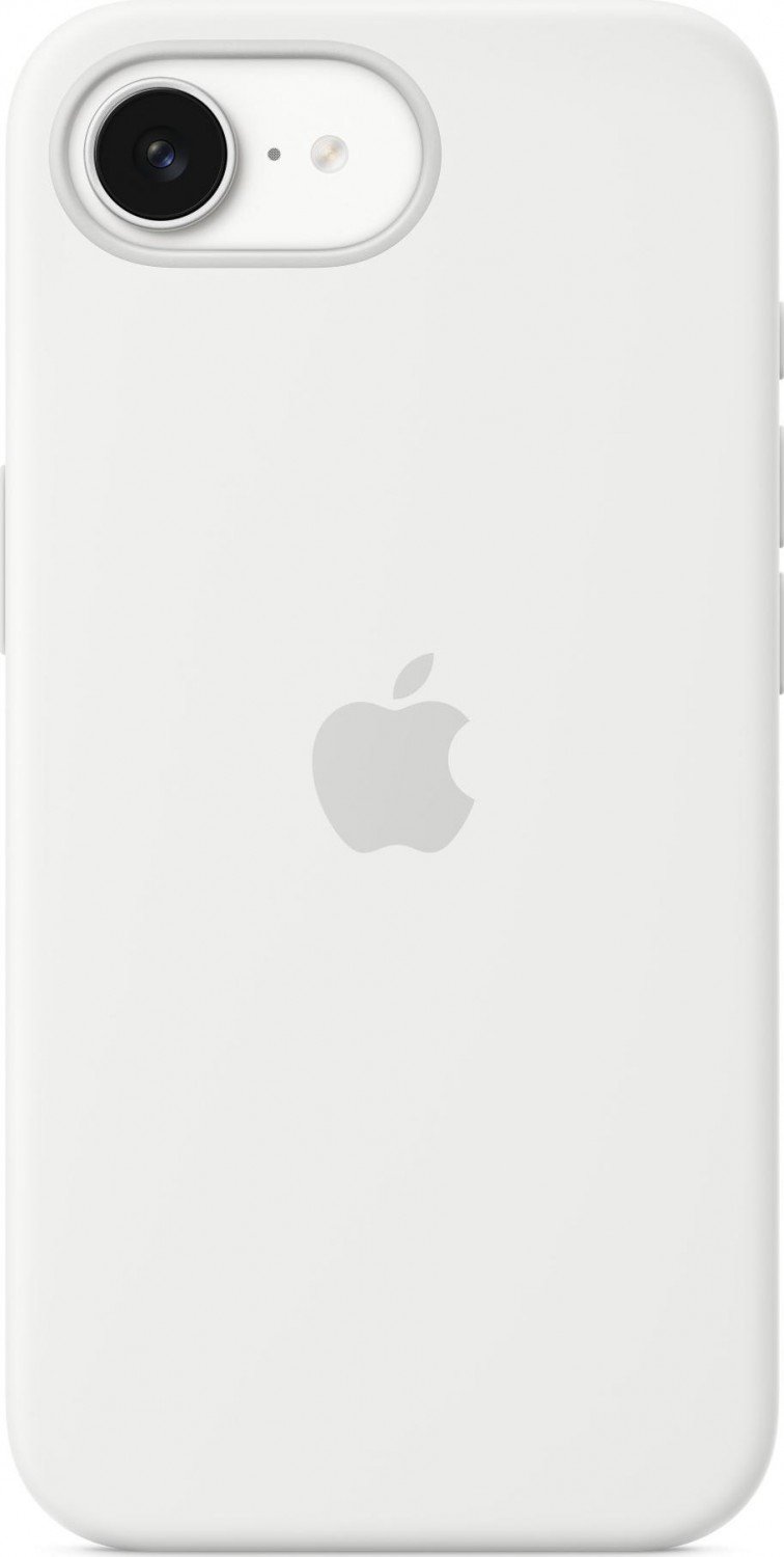 Apple iPhone 16e Silicone Case white
